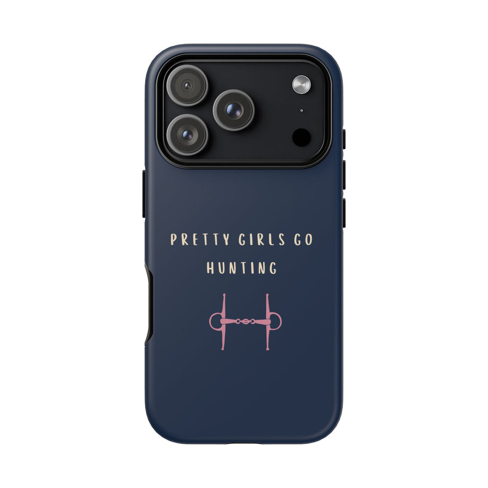 Navy & Pink 'Pretty Girls Go Hunting' (Snaffle)