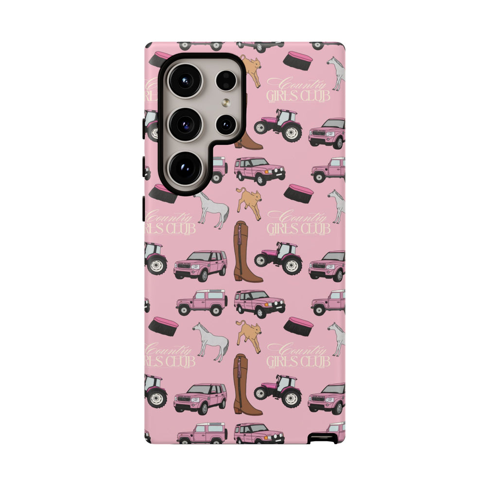 Pink Country Girls Club x Country Cases Android Phone Case
