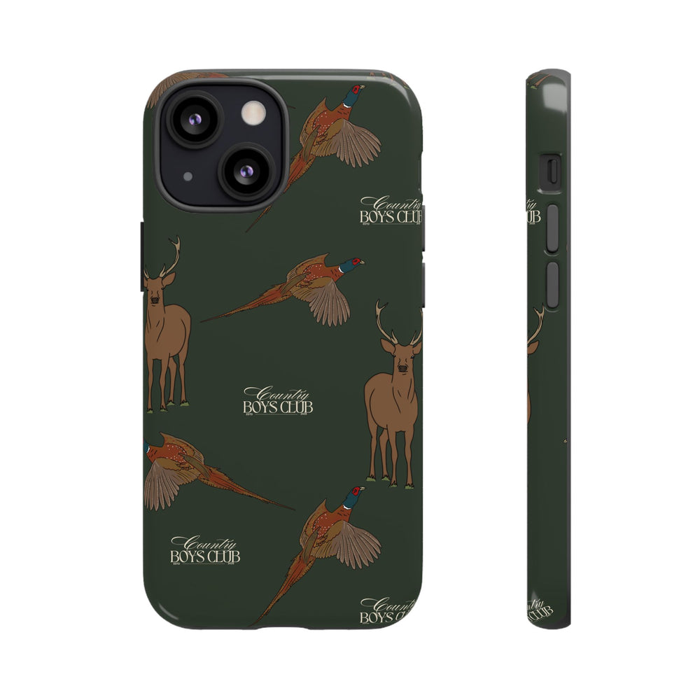 Field Green 'Boys Stags & Pheasants' Case  | CBC x Country Cases