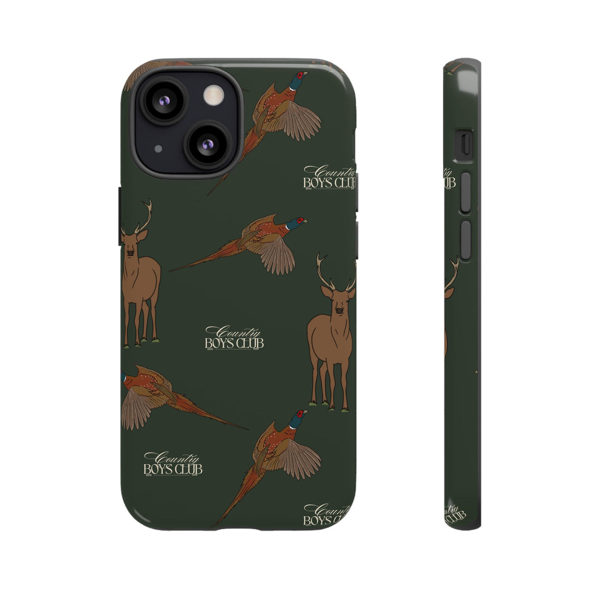 Field Green 'Boys Stags & Pheasants' Case  | CBC x Country Cases