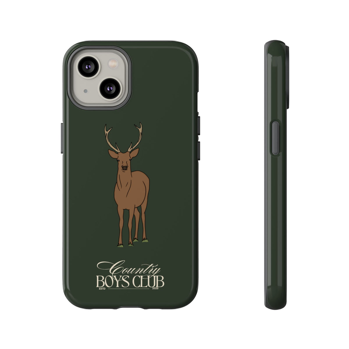 Field Green 'Country Boys Club Stag' Case  | CGC x Country Cases