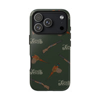 Field Green 'Boys Pheasants & Shotguns' Case  | CBC x Country Cases