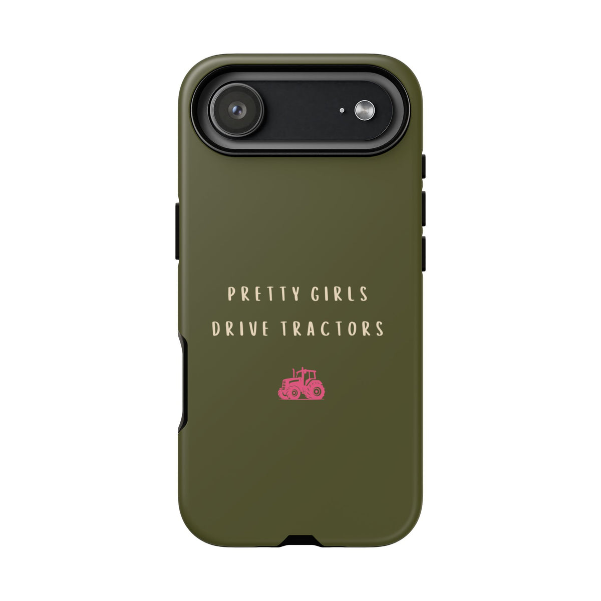Green & Pink Pretty Girls Drive Tractors Case