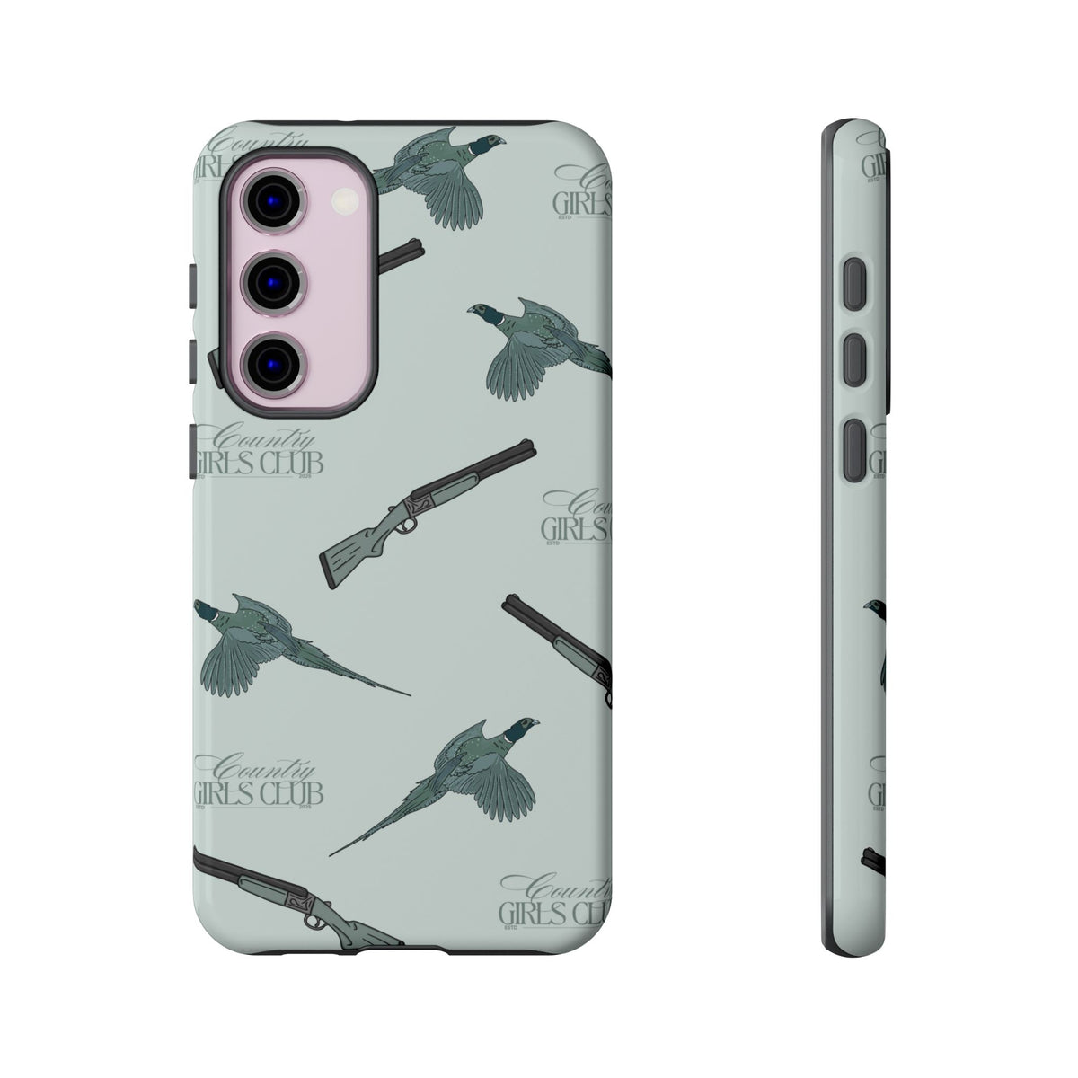 Blue 'Girls Pheasants & Shotguns' Case  | CGC x Country Cases