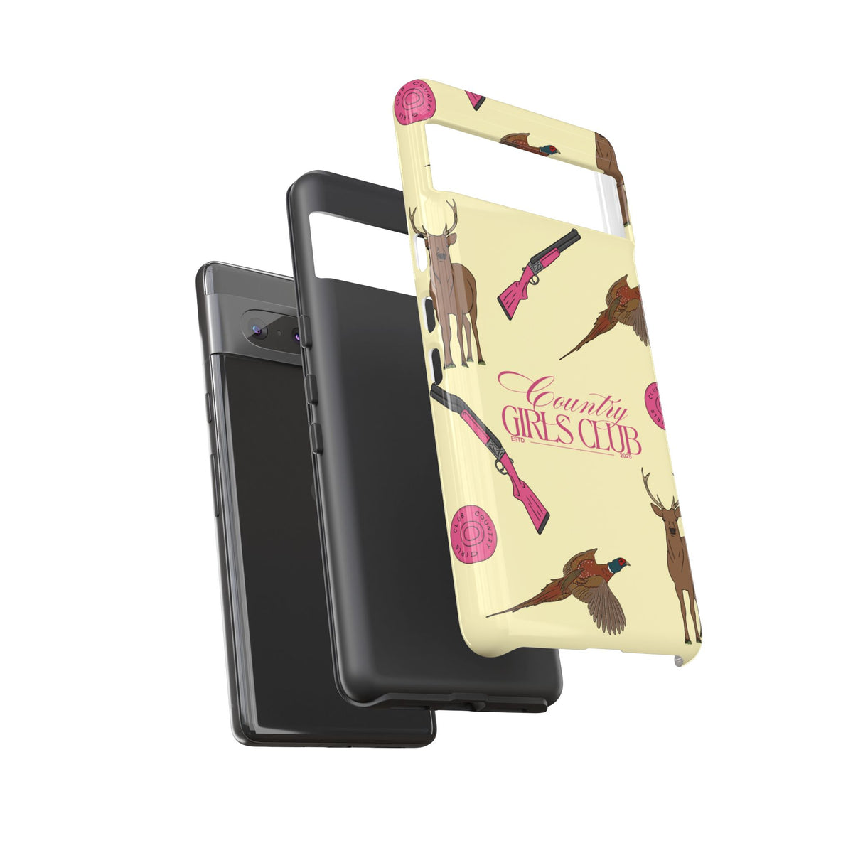 Butter Yellow 'Girls Love Guns' Case  | CGC x Country Cases