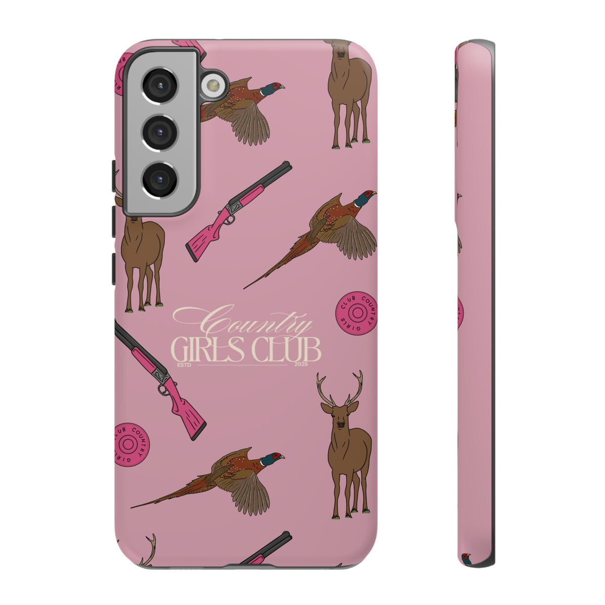 Dusty Pink Girls Love Guns Case  | CGC x Country Cases