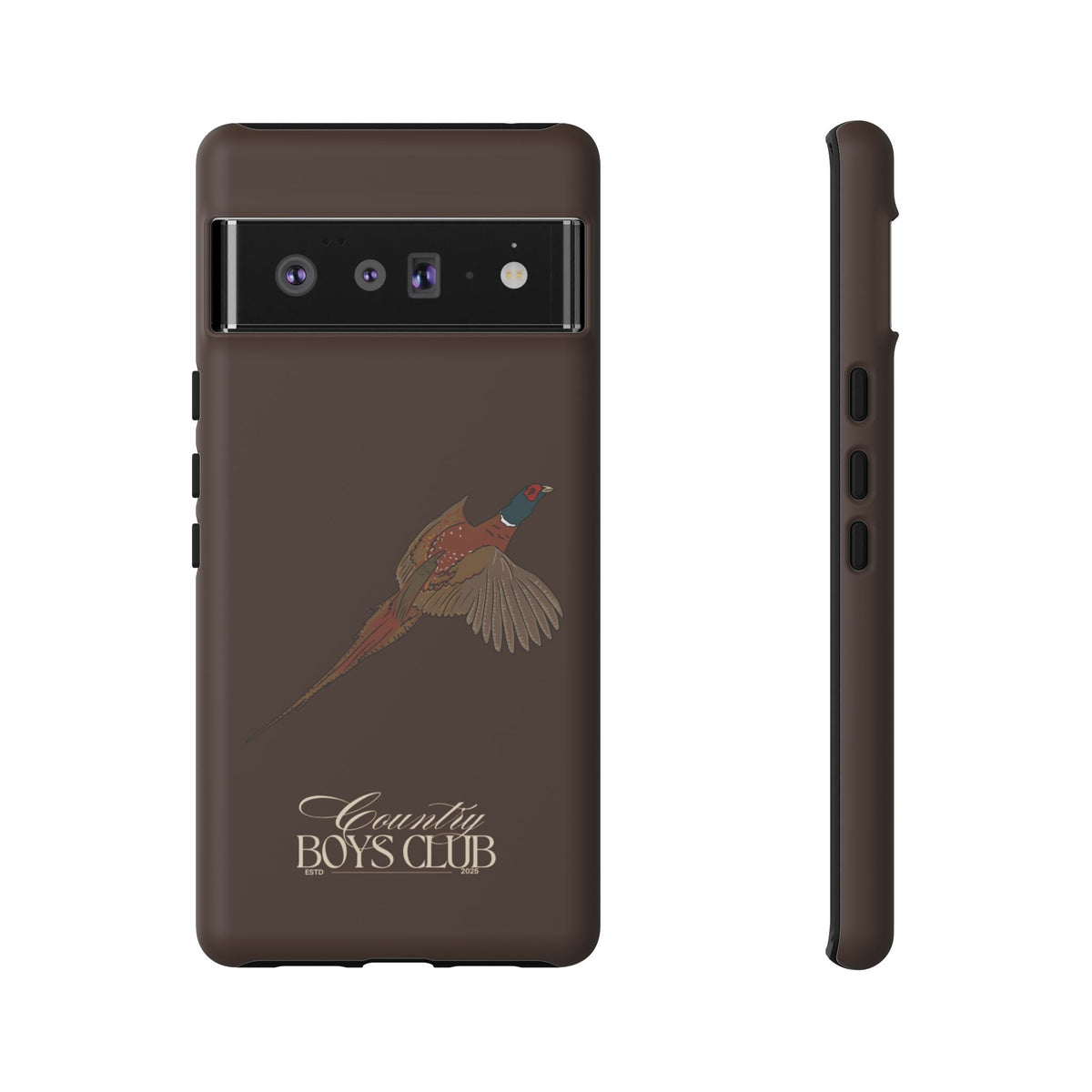 Chestnut Brown 'Country Boys Club Pheasant' Case  | CBC x Country Cases