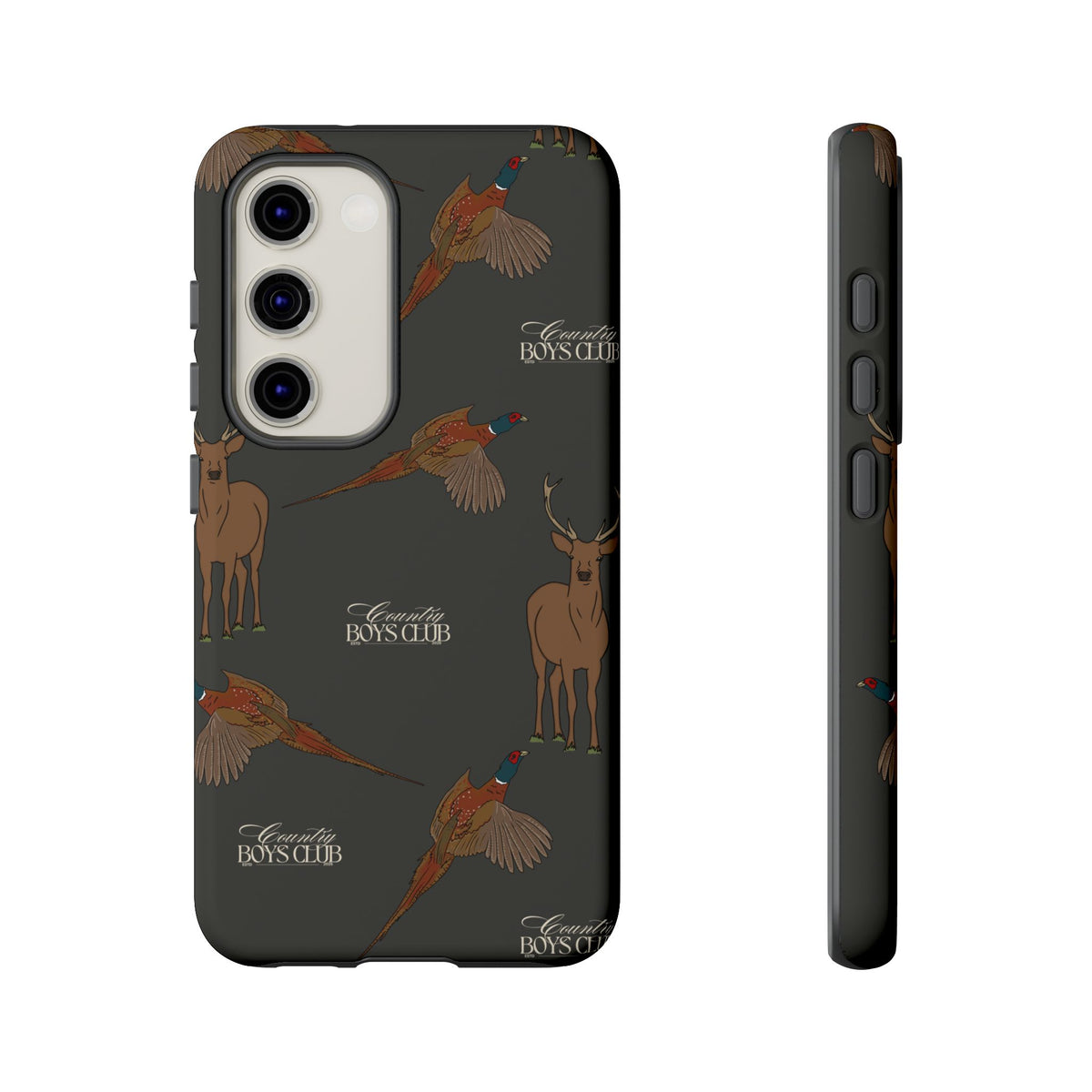 Charcoal 'Boys Stags & Pheasants' Case  | CBC x Country Cases