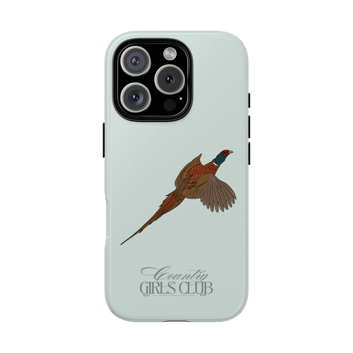 Duck Egg Blue 'Girls Pheasant' Case  | CGC x Country Cases
