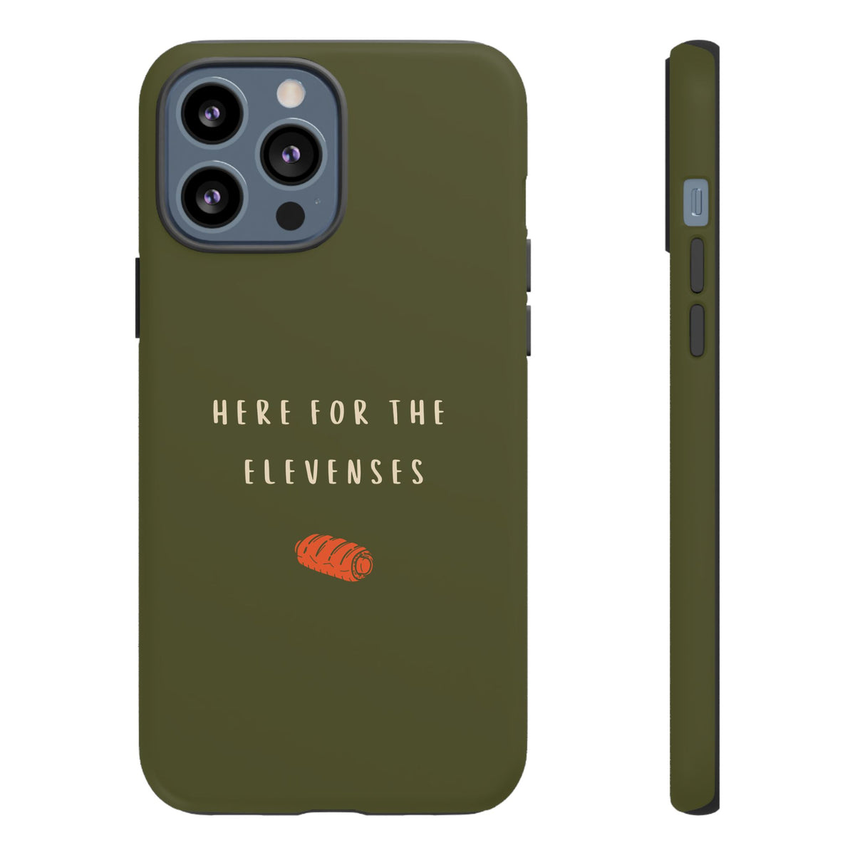 Green & Orange 'Here for the Elevenses' Case