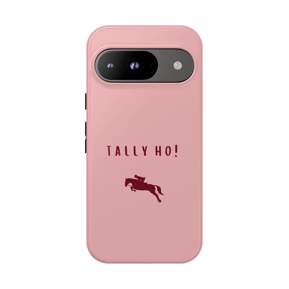 Pink & Burgundy 'Tally Ho!' (Horse) Case