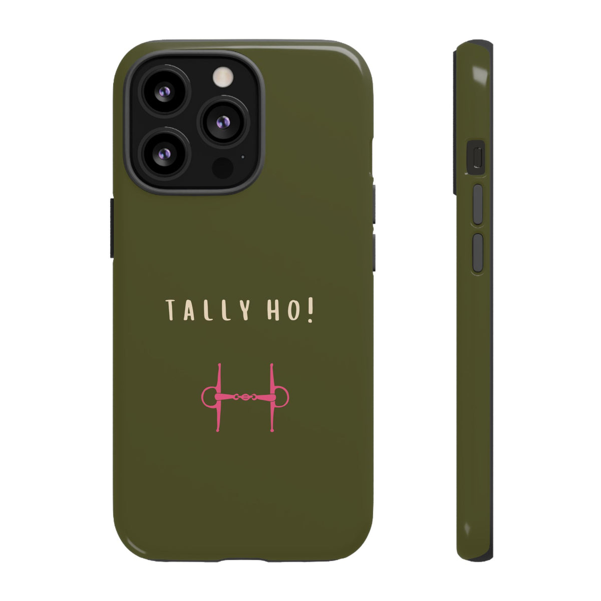 Green & Pink 'Tally Ho!' (Snaffle)