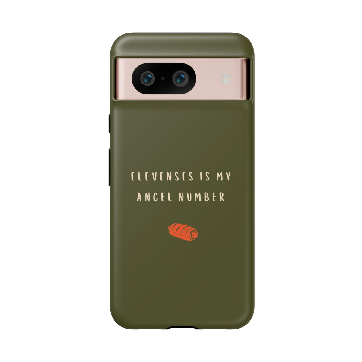 Green & Orange 'Elevenses Is My Angel Number' Case