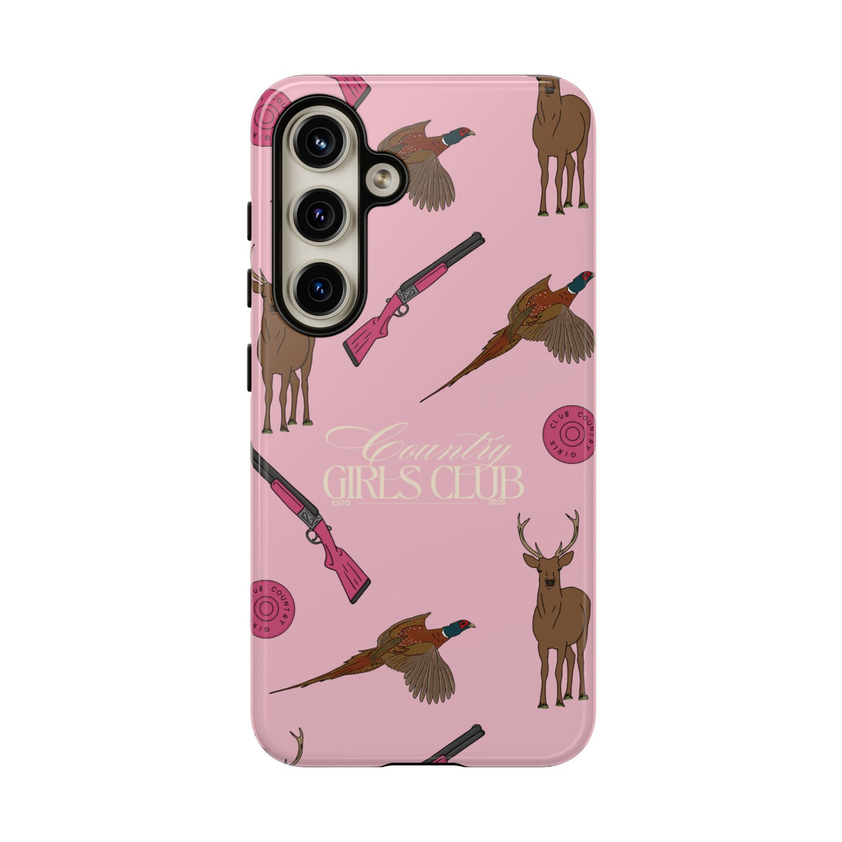 Pale Pink Girls Love Guns Case  | CGC x Country Cases