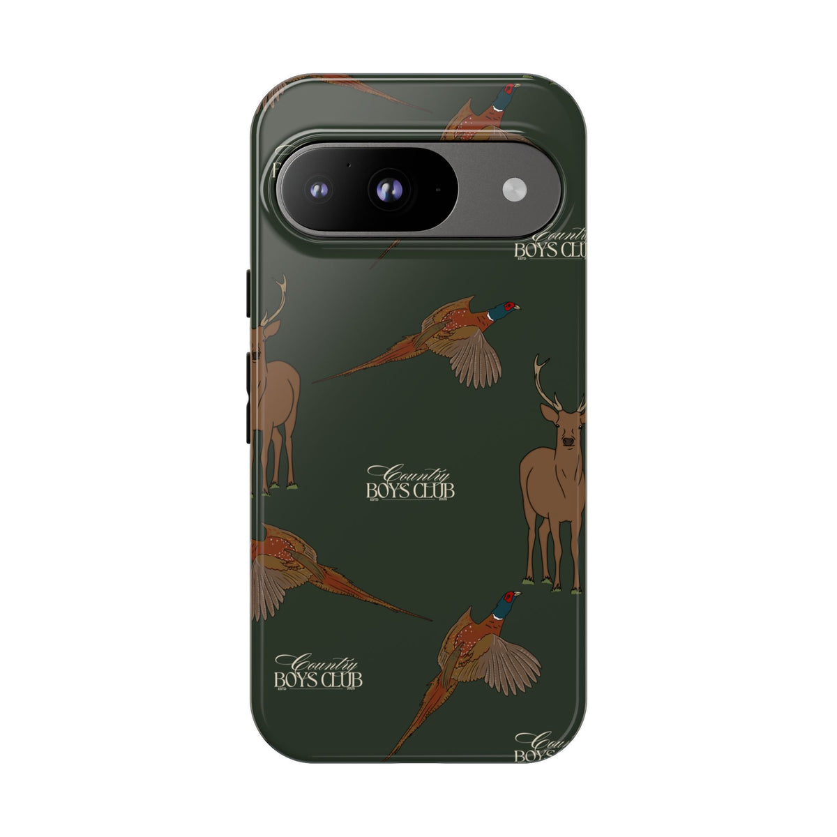 Field Green 'Boys Stags & Pheasants' Case  | CBC x Country Cases