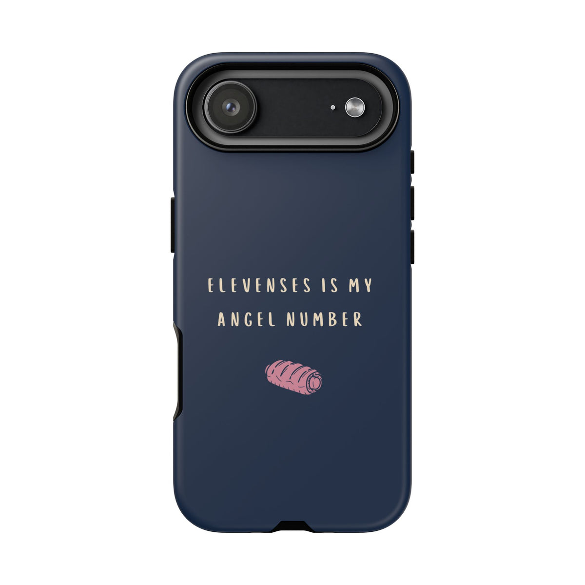 Navy & Pink 'Elevenses Is My Angel Number' Case