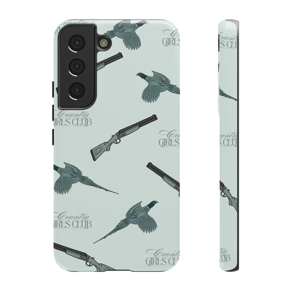 Blue 'Girls Pheasants & Shotguns' Case  | CGC x Country Cases