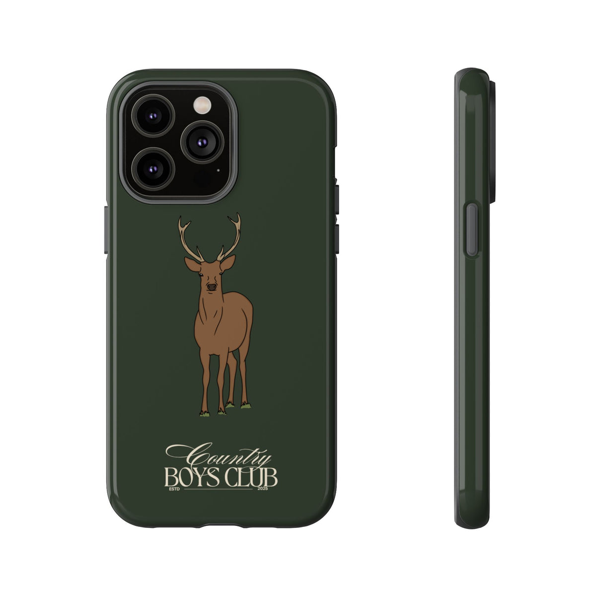 Field Green 'Country Boys Club Stag' Case  | CGC x Country Cases