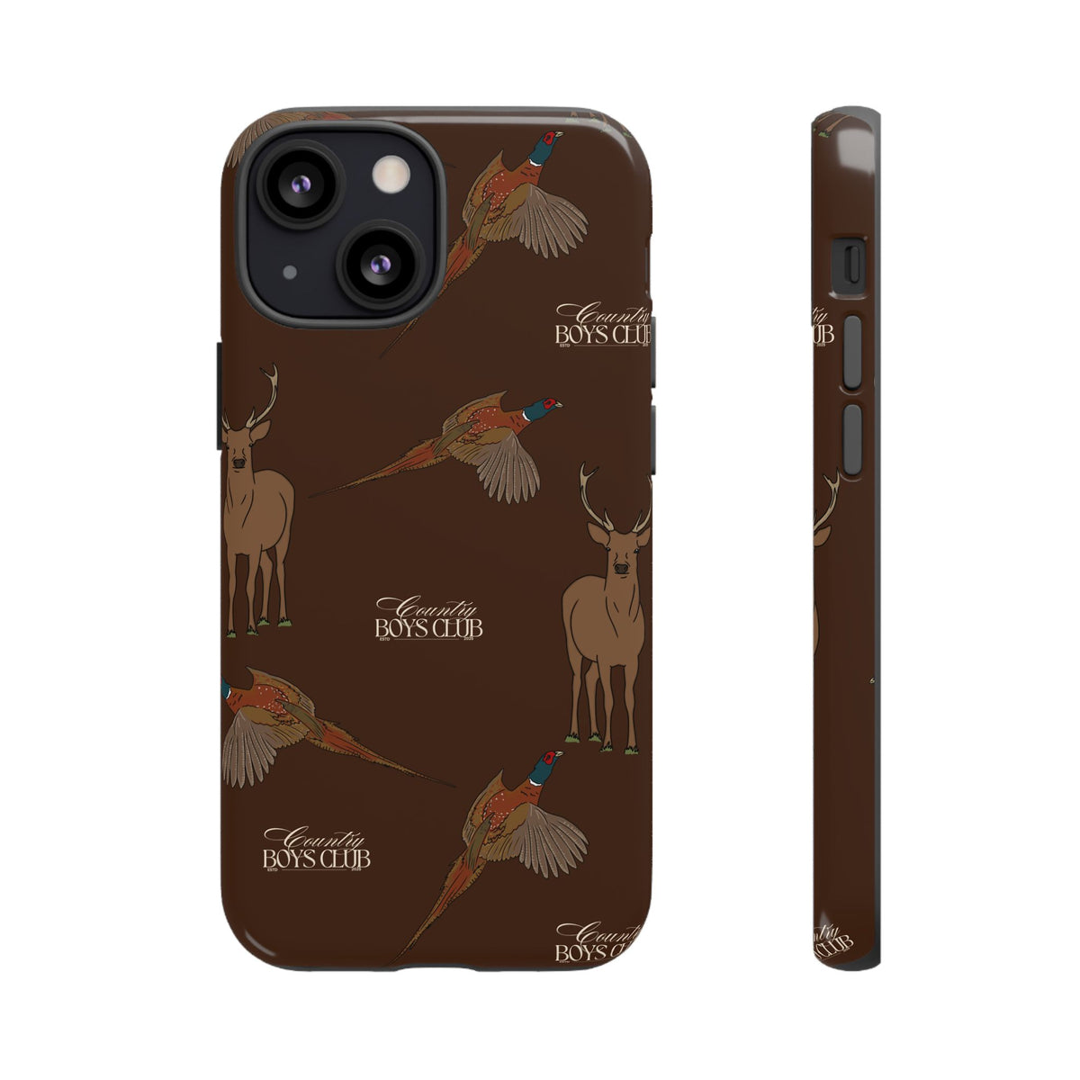 Chestnut Brown 'Boys Stags & Pheasants' Case  | CBC x Country Cases