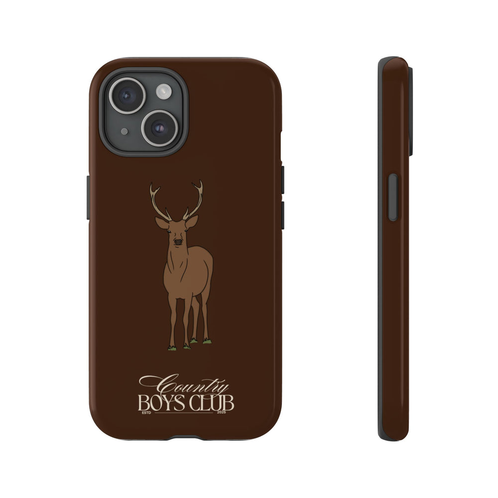 Chestnut Brown 'Country Boys Club Deer' Case  | CBC x Country Cases