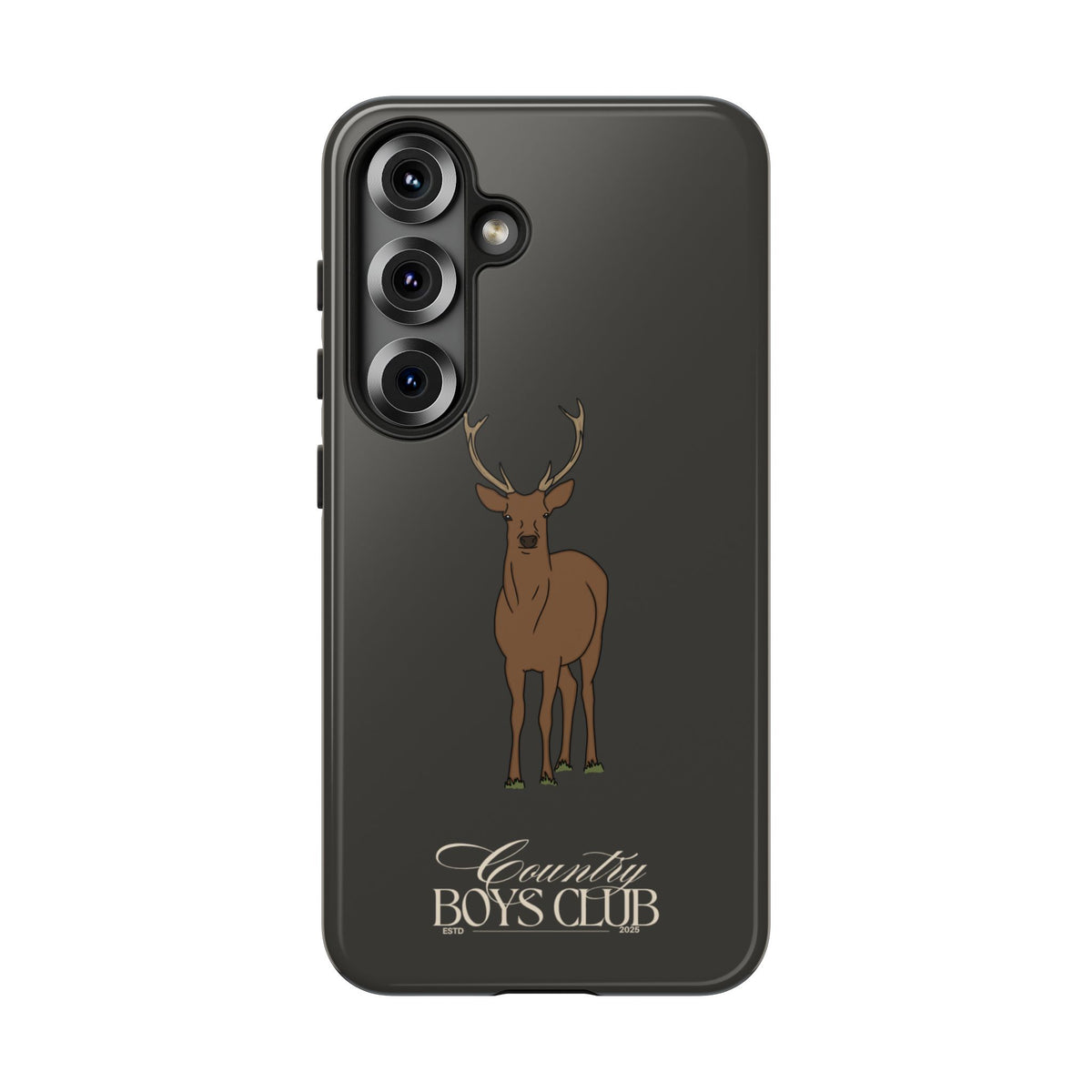 Charcoal 'Country Boys Club Stag' Case  | CGC x Country Cases