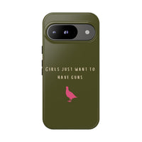 Green & Pink 'Girls Just Want To Have Guns' Case (Partridge)