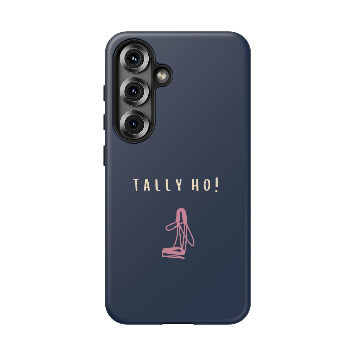 Navy & Pink 'Tally Ho!' (Bridle)