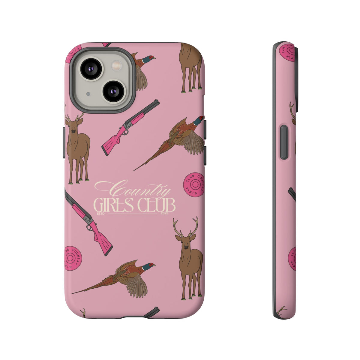 Dusty Pink Girls Love Guns Case  | CGC x Country Cases
