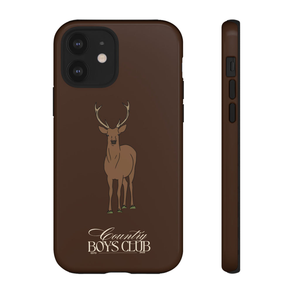 Chestnut Brown 'Country Boys Club Deer' Case  | CBC x Country Cases