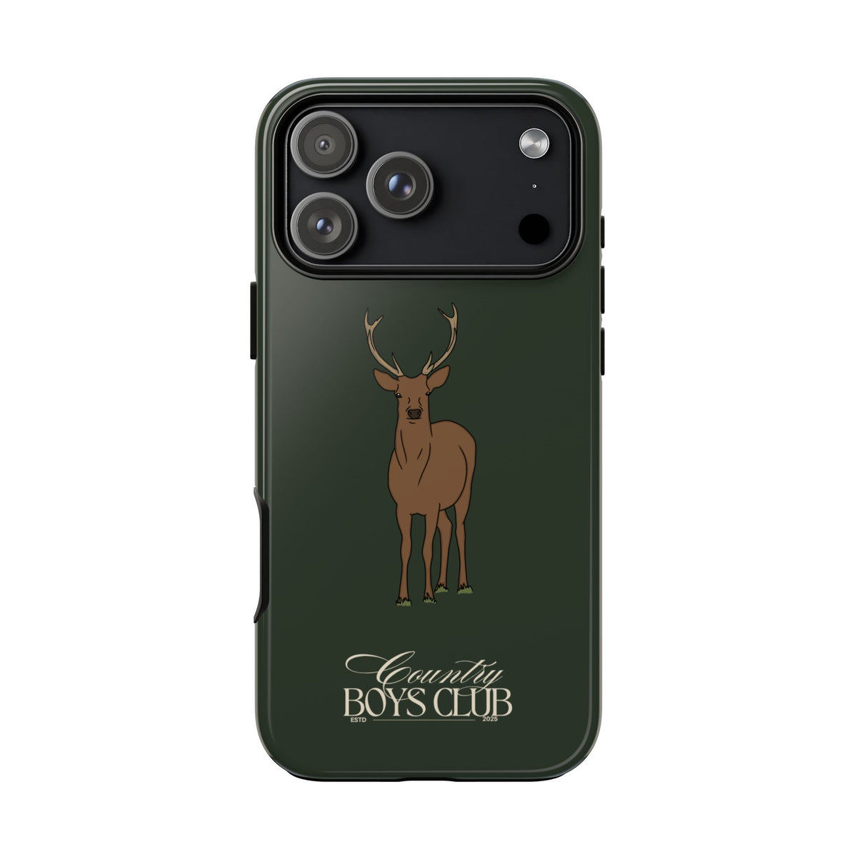 Field Green 'Country Boys Club Stag' Case  | CGC x Country Cases