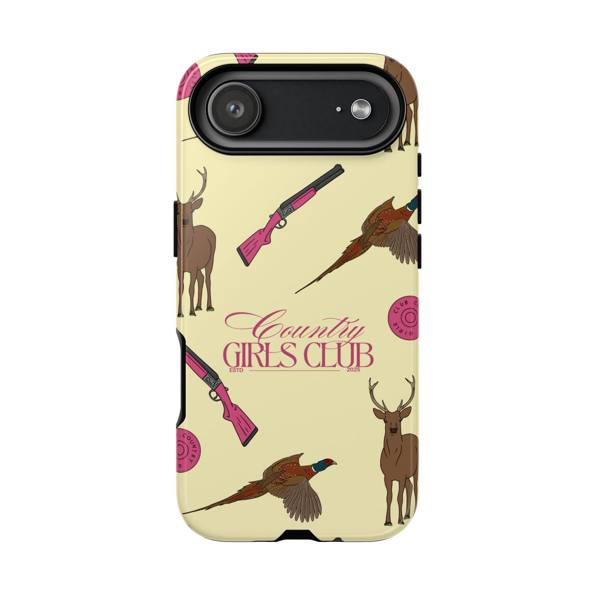 Butter Yellow 'Girls Love Guns' Case  | CGC x Country Cases