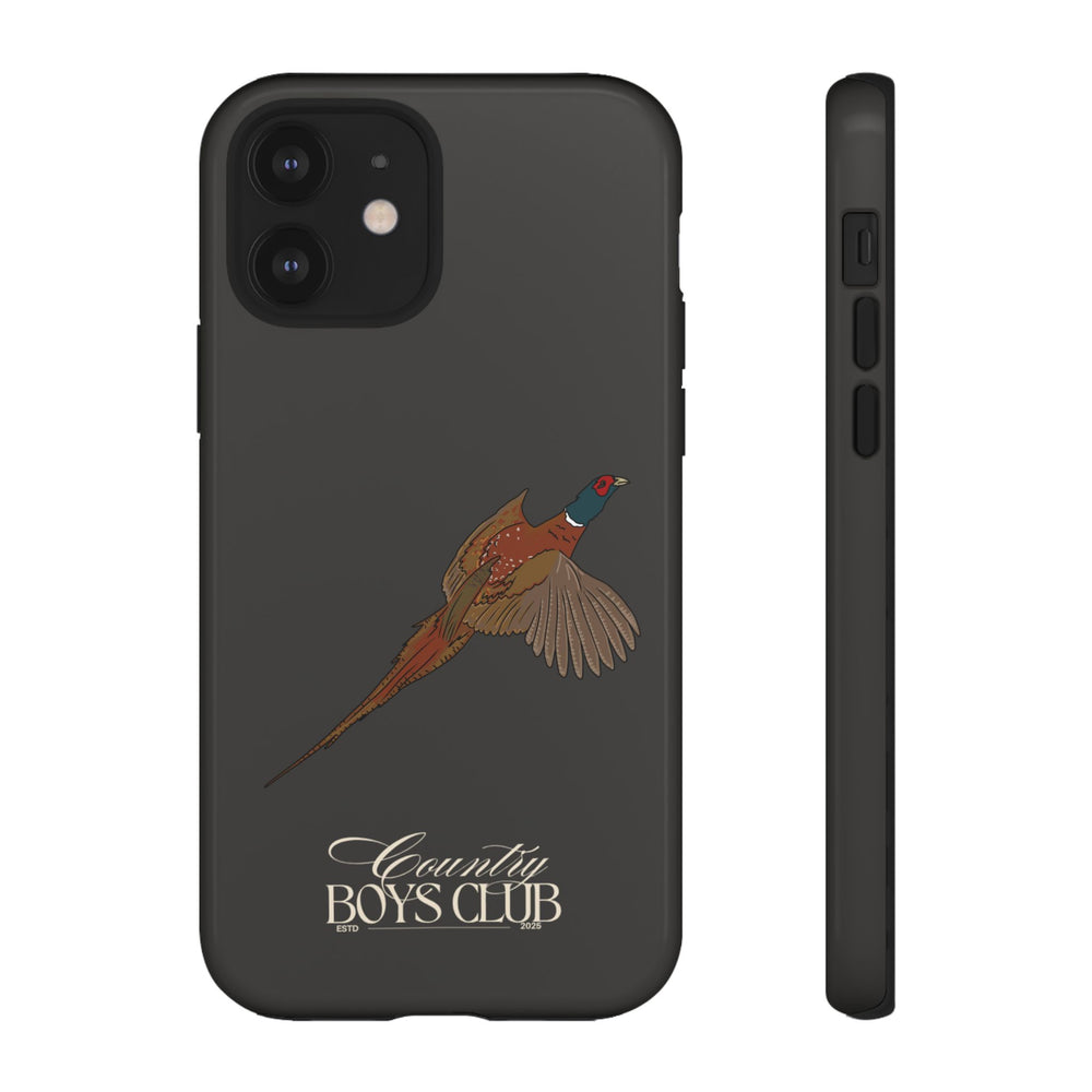Charcoal 'Country Boys Club Pheasant' Case  | CGC x Country Cases