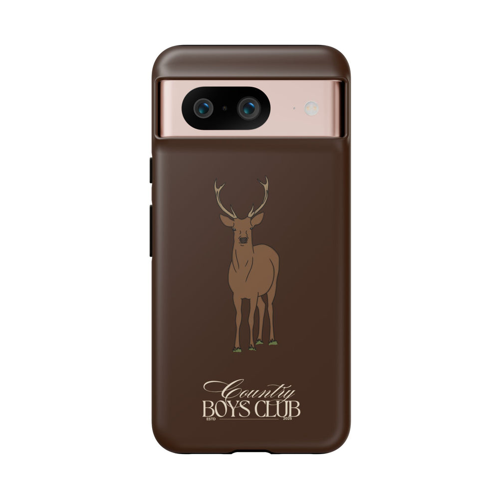 Chestnut Brown 'Country Boys Club Deer' Case  | CBC x Country Cases