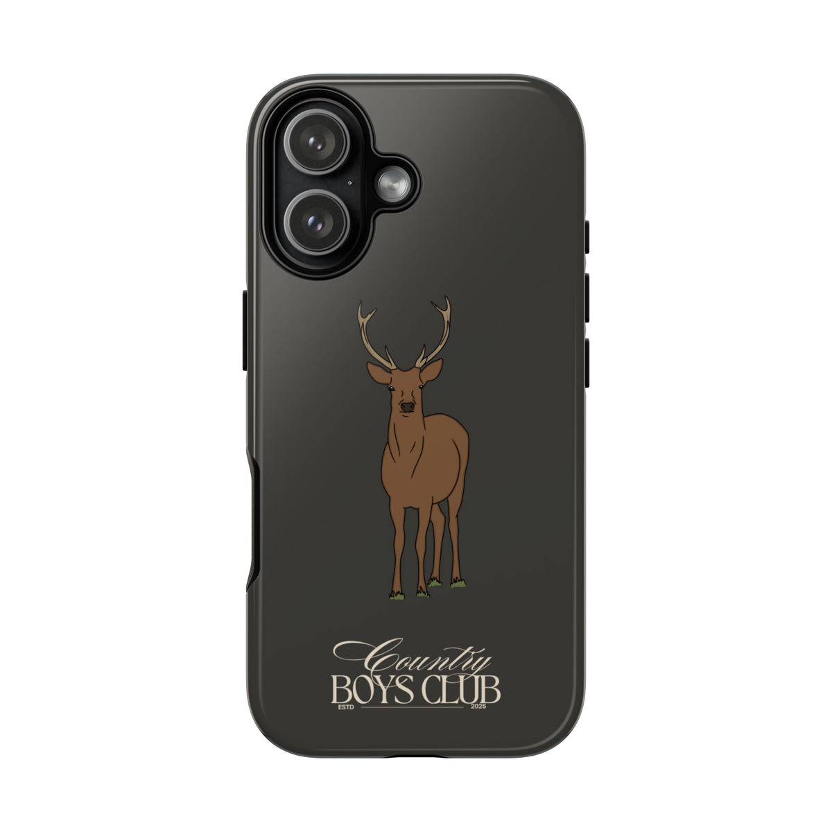 Charcoal 'Country Boys Club Stag' Case  | CGC x Country Cases