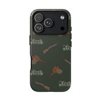 Field Green 'Boys Pheasants & Shotguns' Case  | CBC x Country Cases