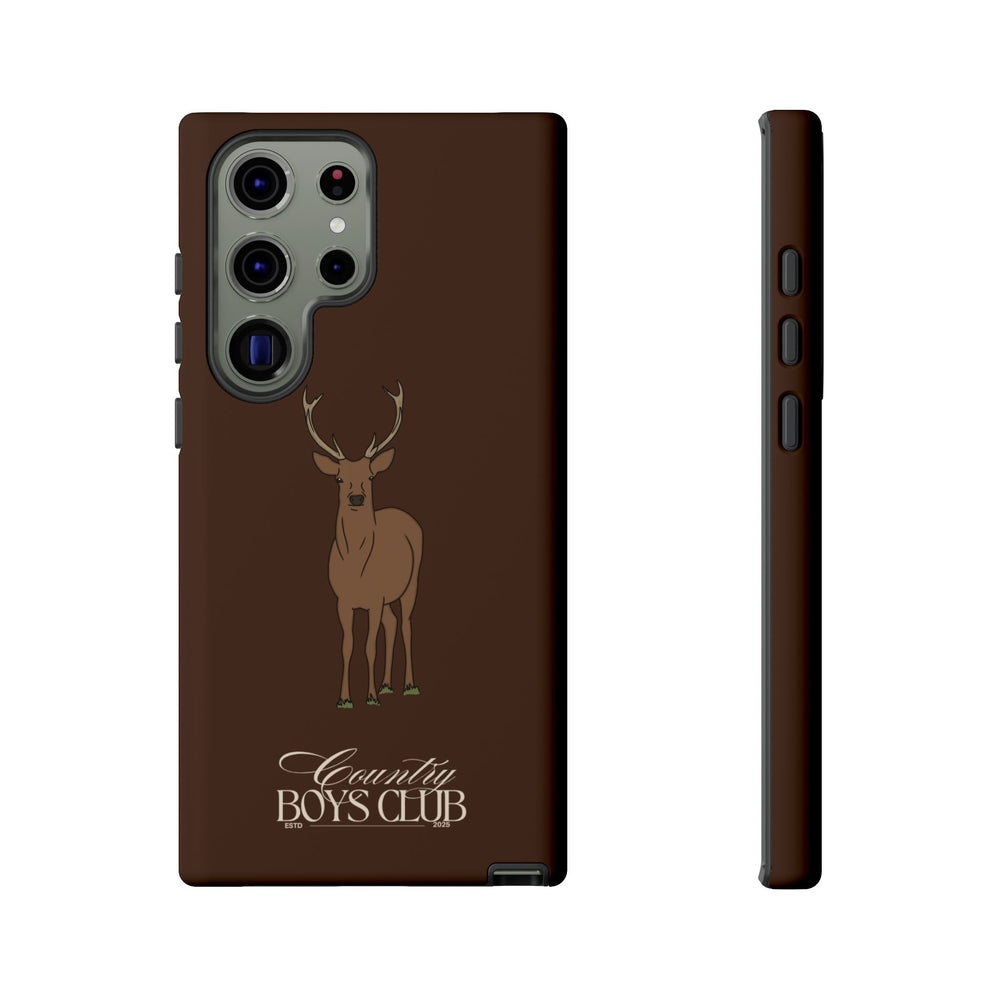 Chestnut Brown 'Country Boys Club Deer' Case  | CBC x Country Cases