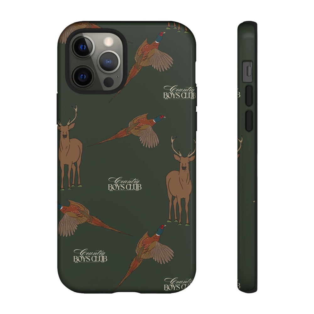 Field Green 'Boys Stags & Pheasants' Case  | CBC x Country Cases