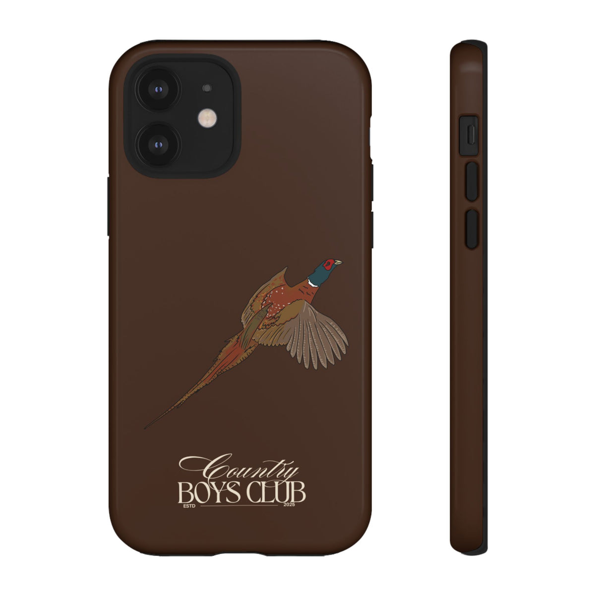 Chestnut Brown 'Country Boys Club Pheasant' Case  | CBC x Country Cases