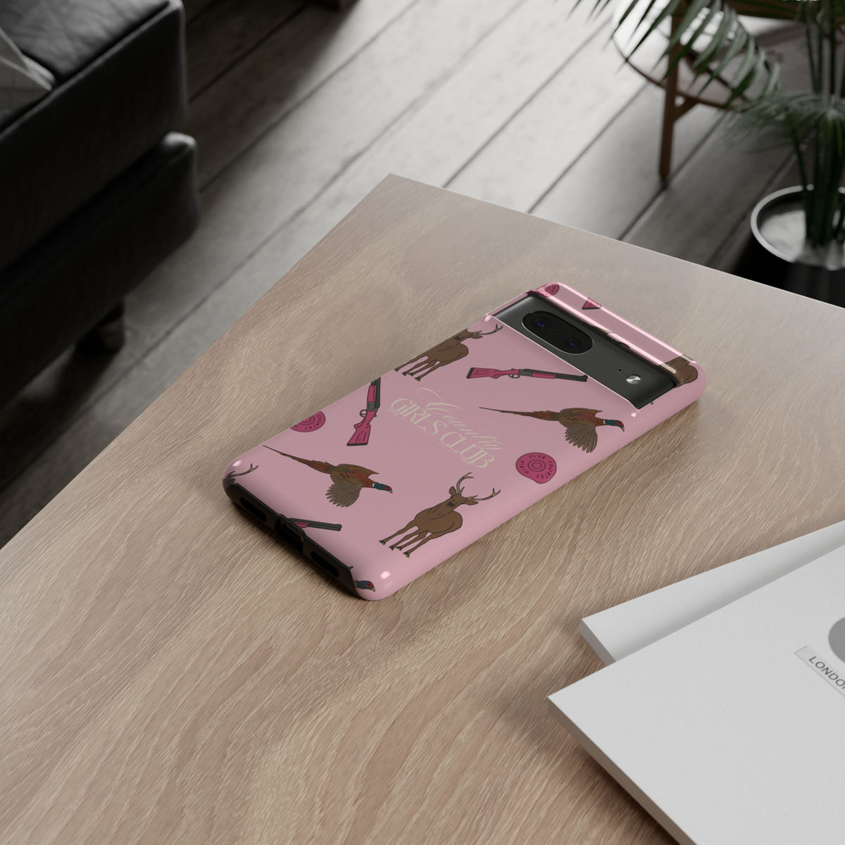 Pale Pink Girls Love Guns Case  | CGC x Country Cases