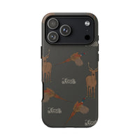 Charcoal 'Boys Stags & Pheasants' Case  | CBC x Country Cases