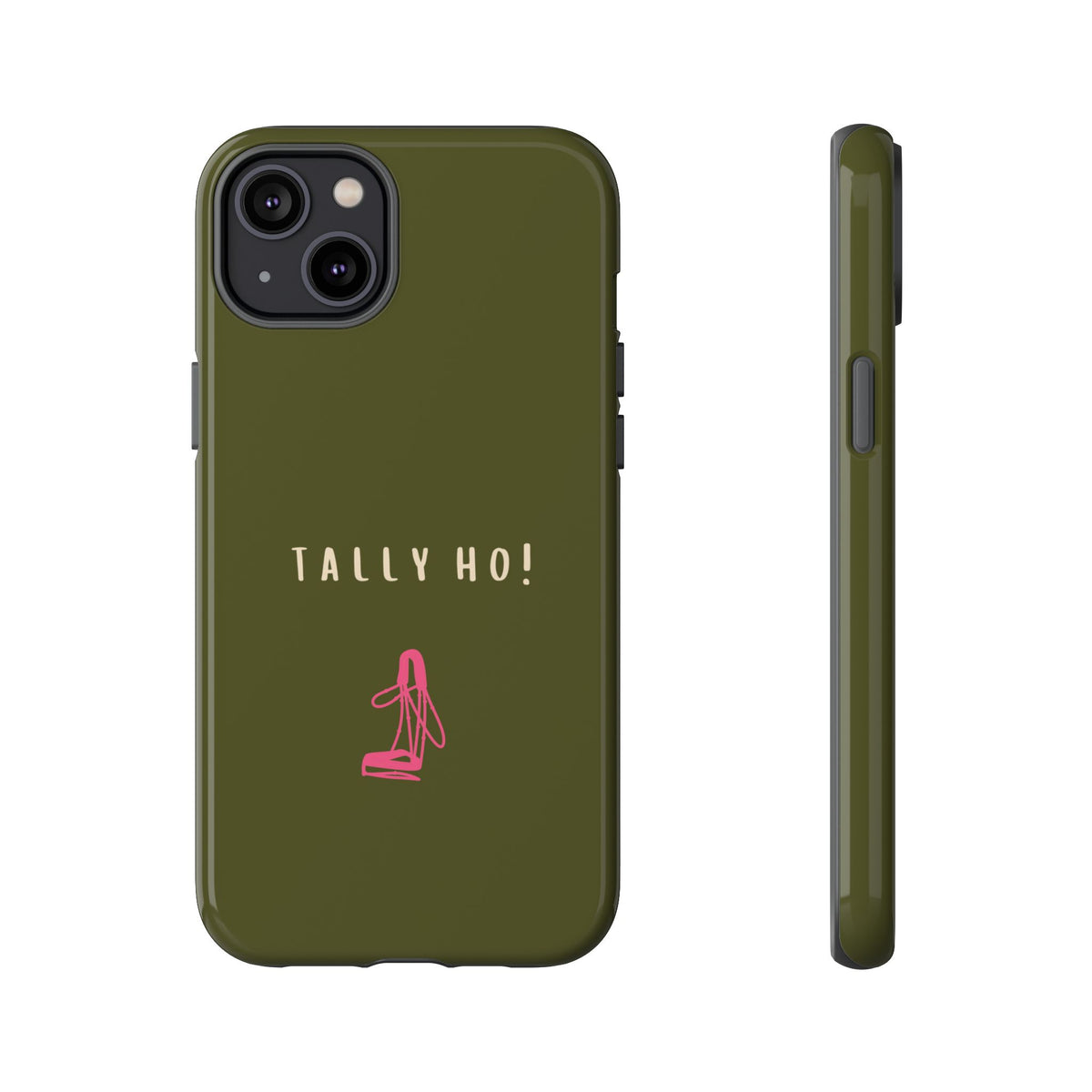 Green & Pink 'Tally Ho!' (Bridle)