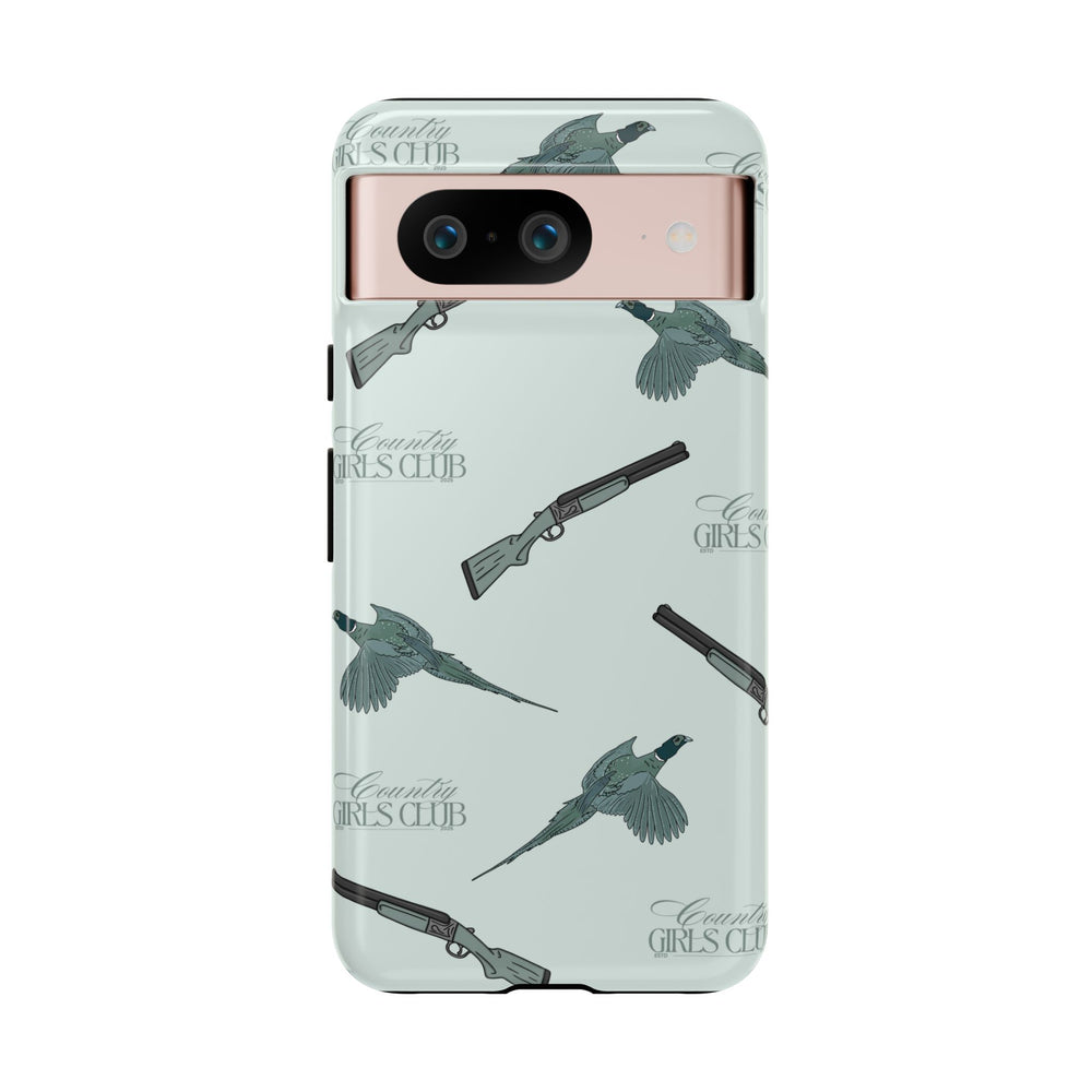 Blue 'Girls Pheasants & Shotguns' Case  | CGC x Country Cases
