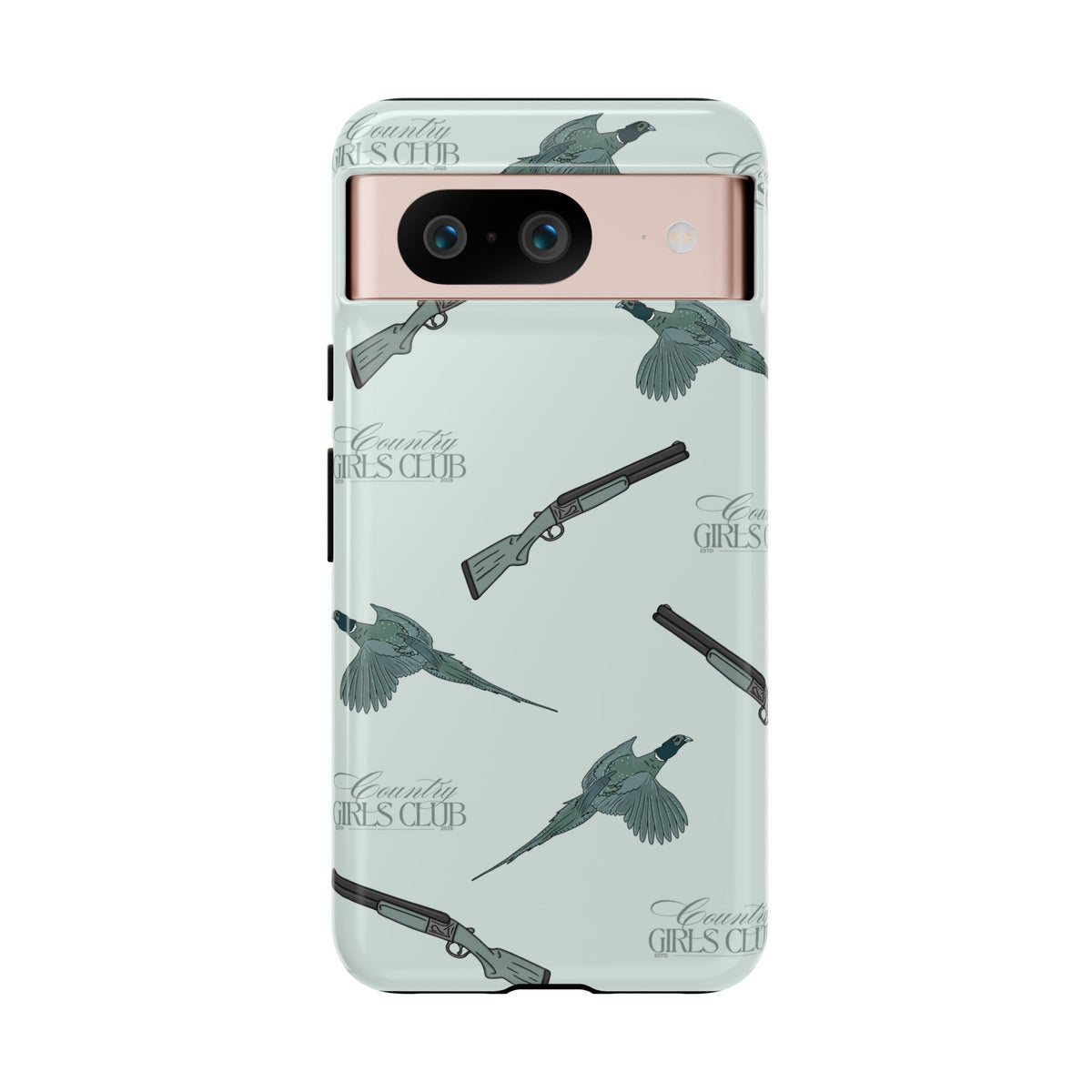 Blue 'Girls Pheasants & Shotguns' Case  | CGC x Country Cases