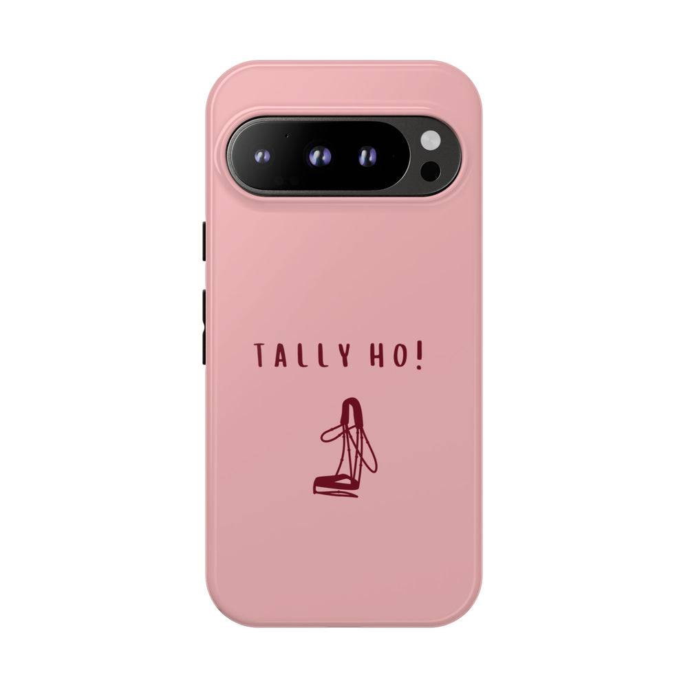 Pink & Burgundy 'Tally Ho!' (Bridle)