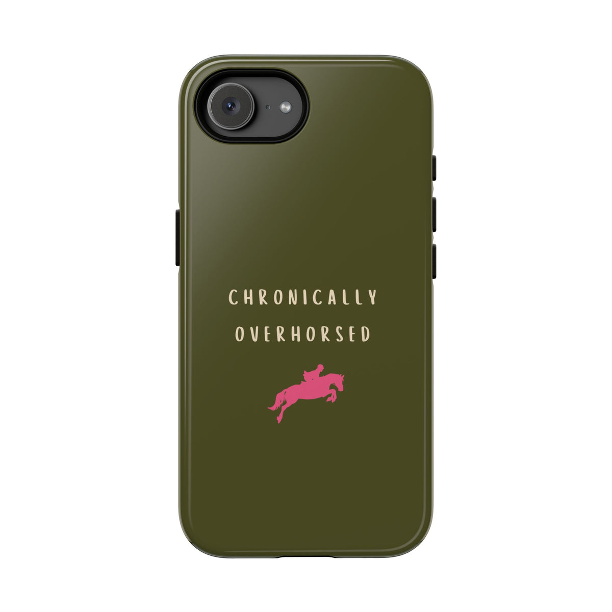 Green & Pink Chronically Overhorsed Case