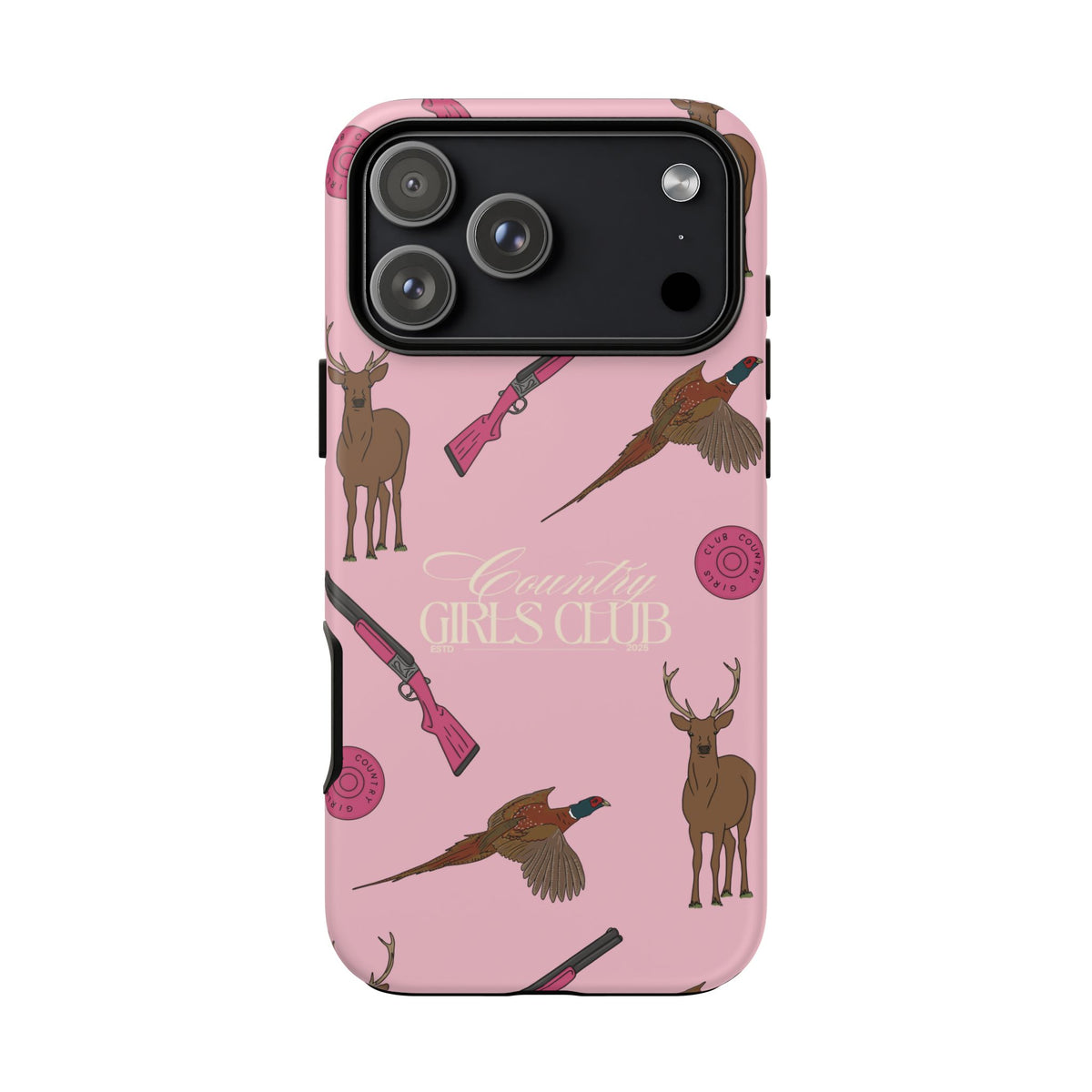 Pale Pink Girls Love Guns Case  | CGC x Country Cases