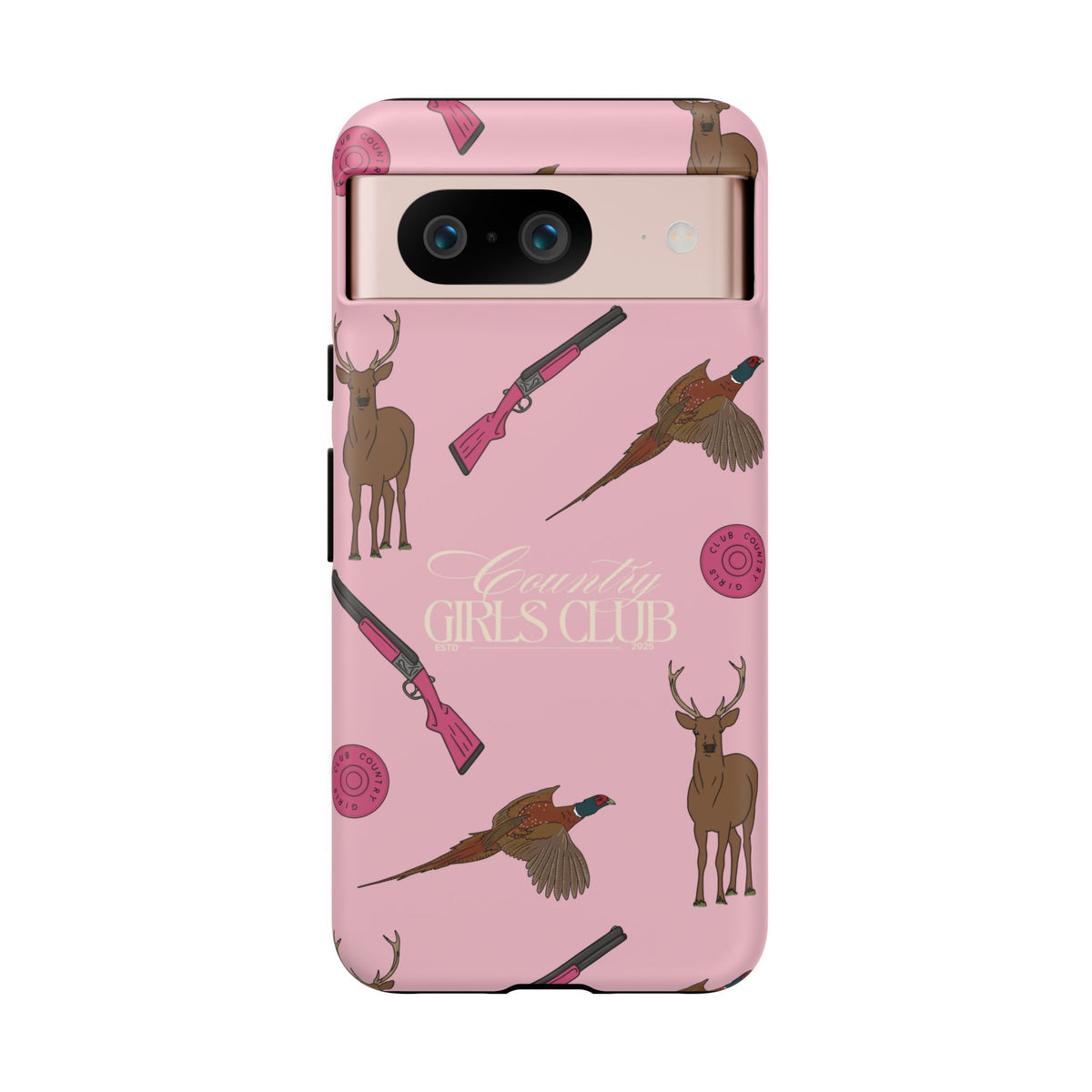 Pale Pink Girls Love Guns Case  | CGC x Country Cases