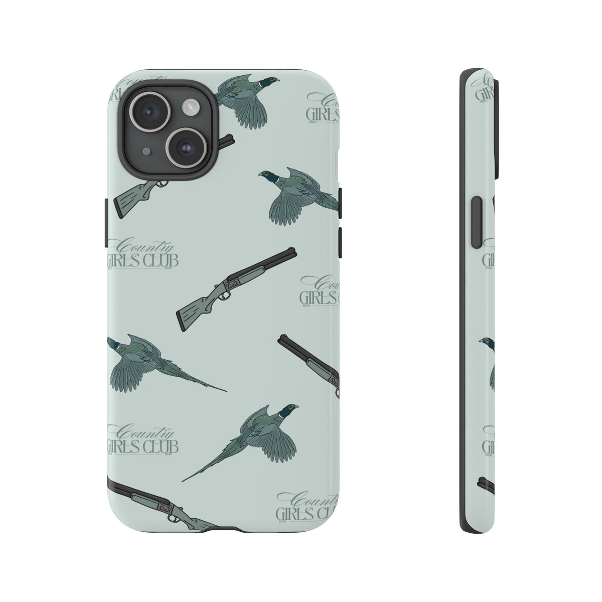 Blue 'Girls Pheasants & Shotguns' Case  | CGC x Country Cases