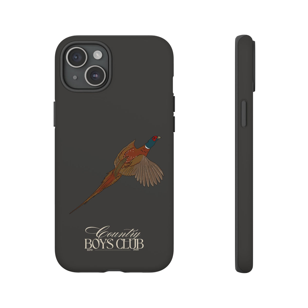 Charcoal 'Country Boys Club Pheasant' Case  | CGC x Country Cases