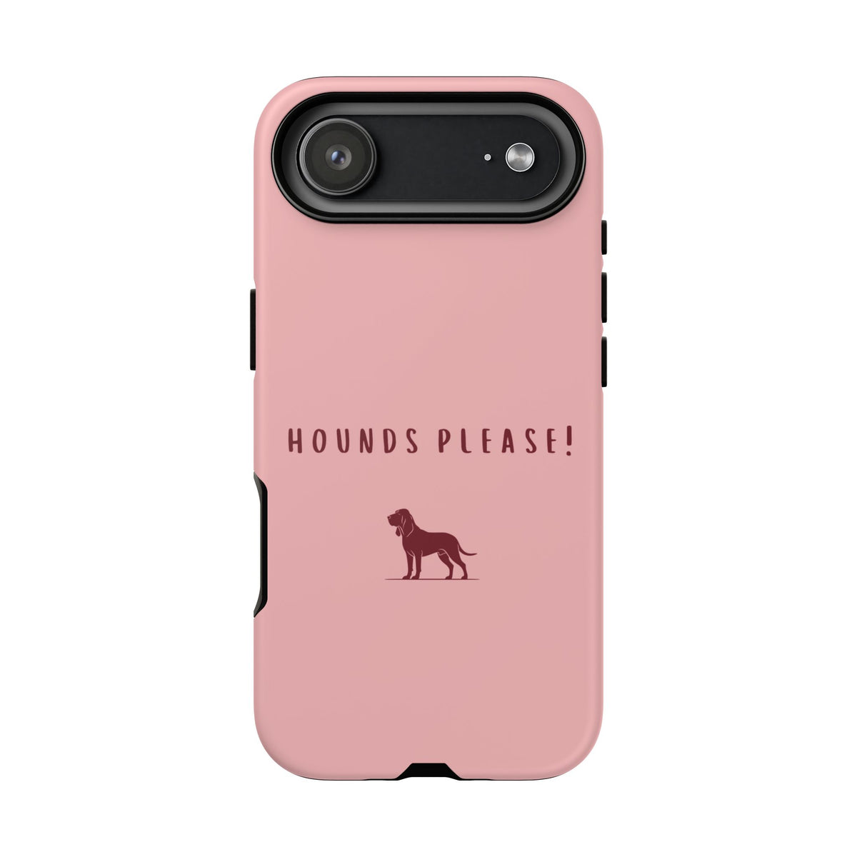 Pink & Burgundy 'Hounds Please' Case
